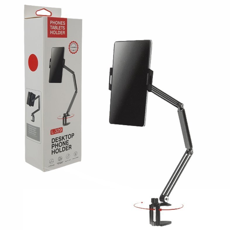 Universal Adjustable Desktop Cell Phone Holder – L-329 Universal Adjustable Desktop Cell Phone Holder – L-329
